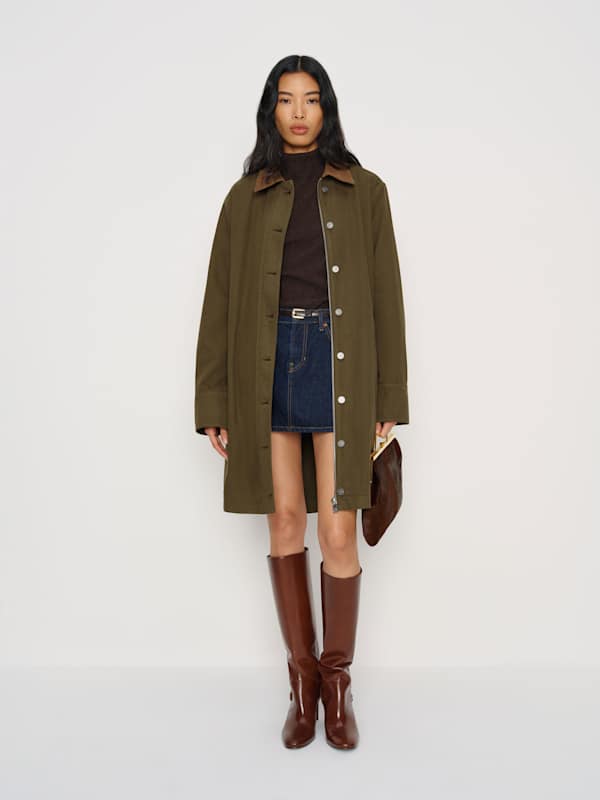 Kiran Twill Jacket - Dark Olive